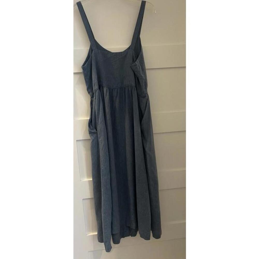 $129 Patagonia Garden Island Dress in Whole Weave Still Blue Size Large 75186 - Picture 5 of 10